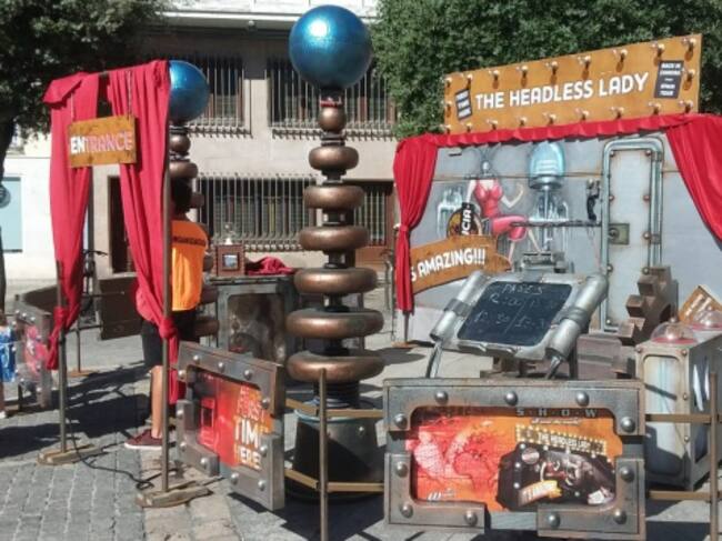 Otra de las caravanas mini teatro que integrará el espectáculo