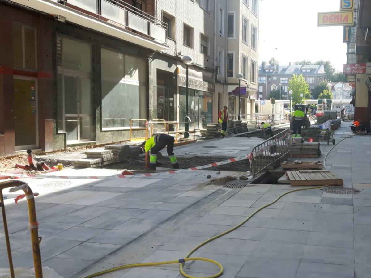 Las obras de las calles Ancha y Carrera estarán terminadas en septiembre