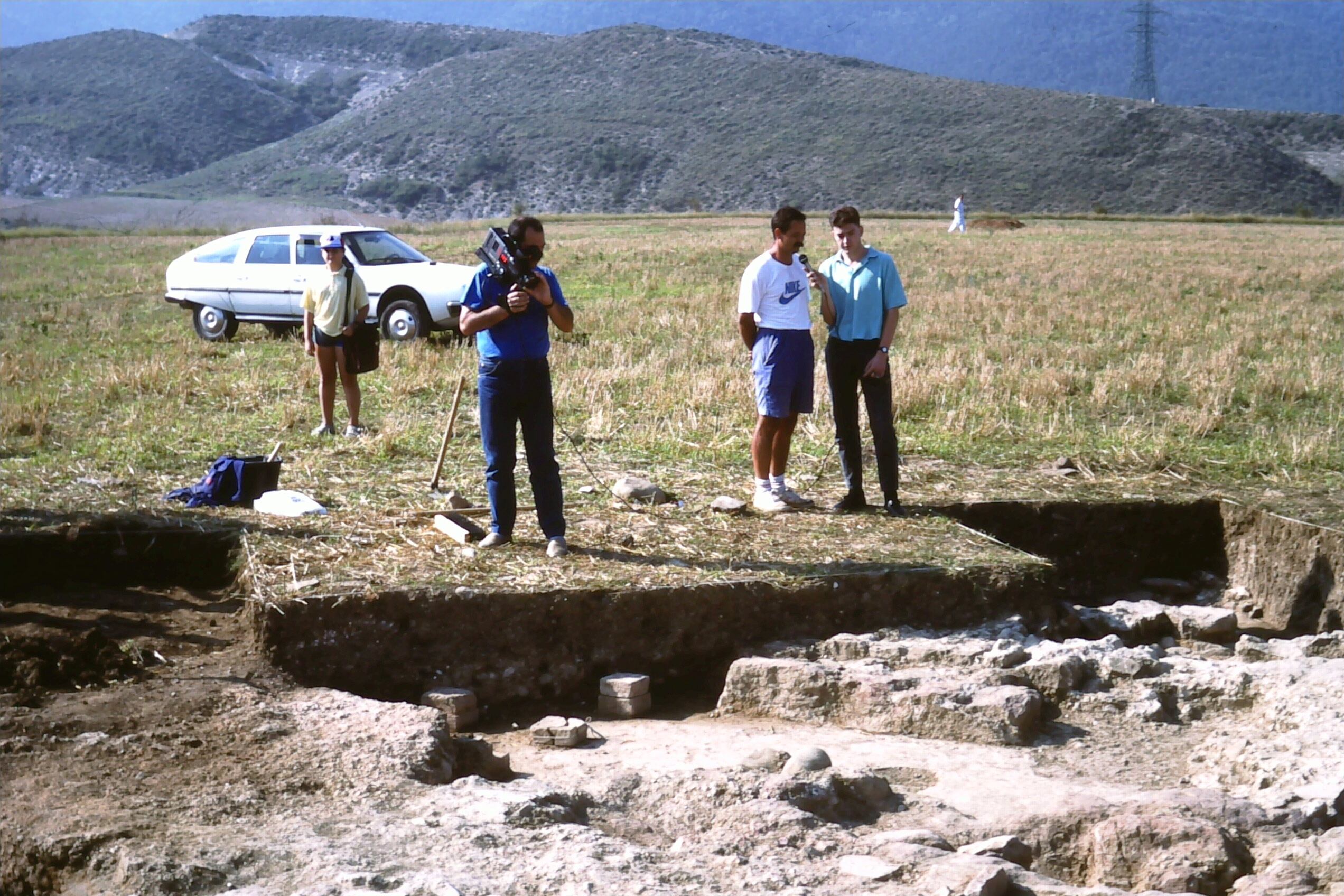 El yacimiento tuvo su primera excavación en 1989. Imagen de Amigos de Serrablo