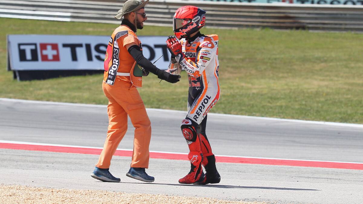 Suspendida cautelarmente la sanción a Marc Márquez