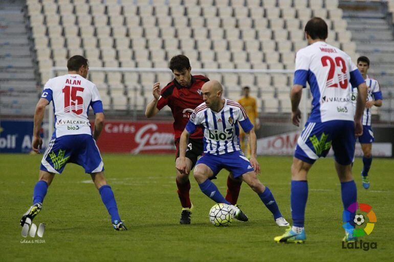 El conjunto berciano  no supo concretar sus ocasiones en el portal rojillo