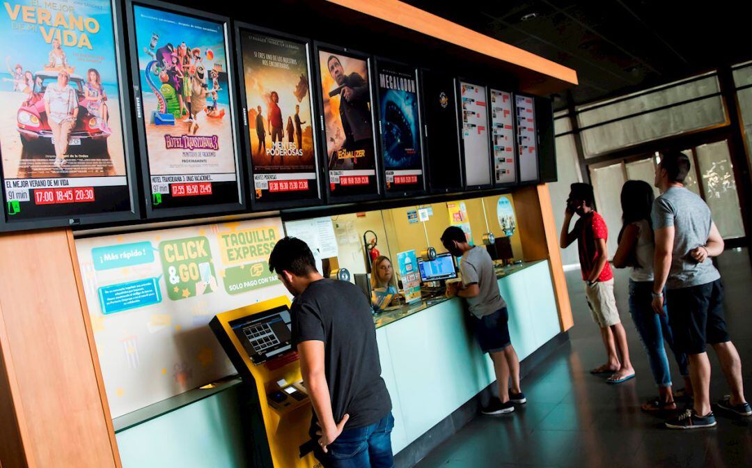 Imagen de archivo de un cine