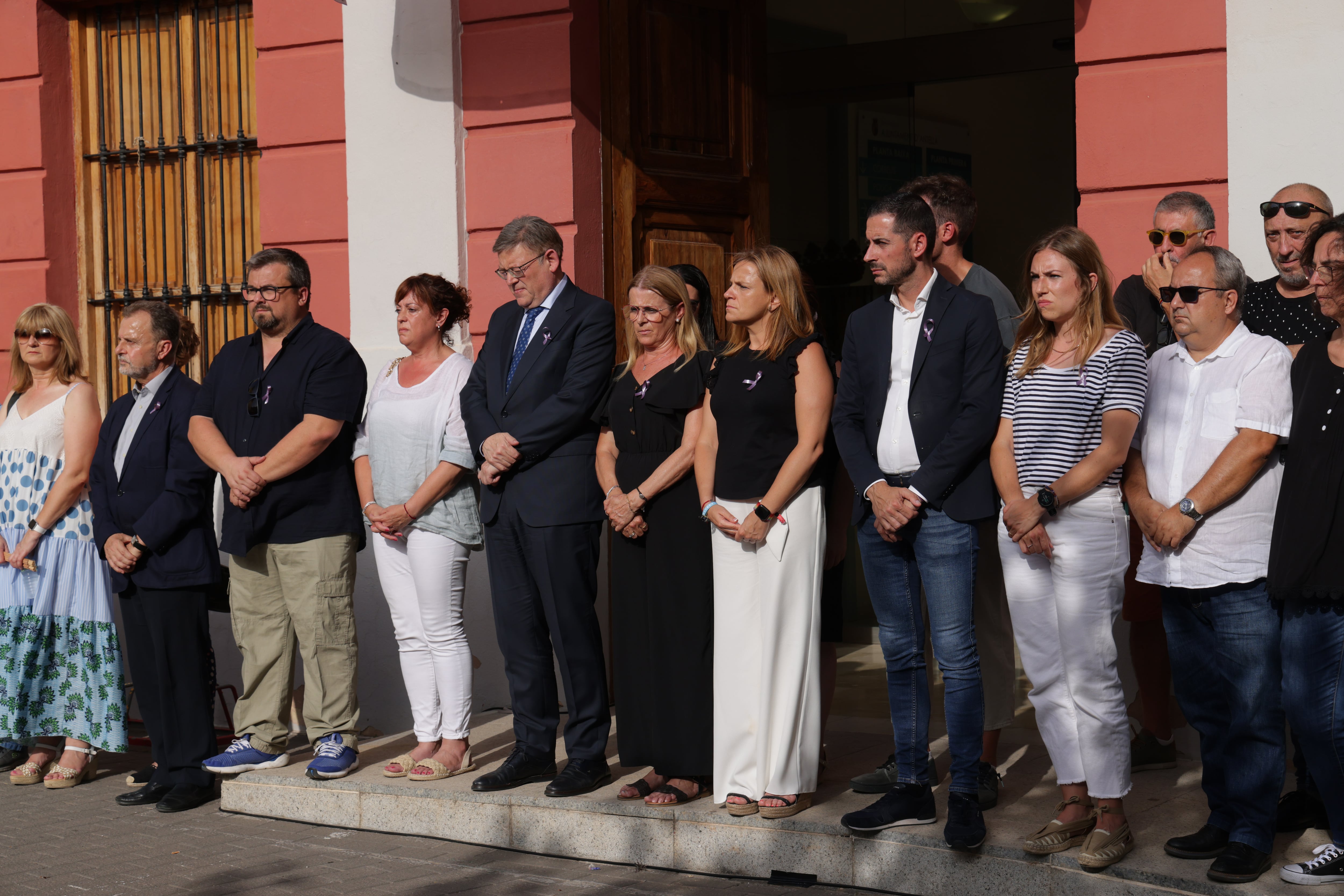 Concentración contra el asesinato machista de este domingo en Antella.