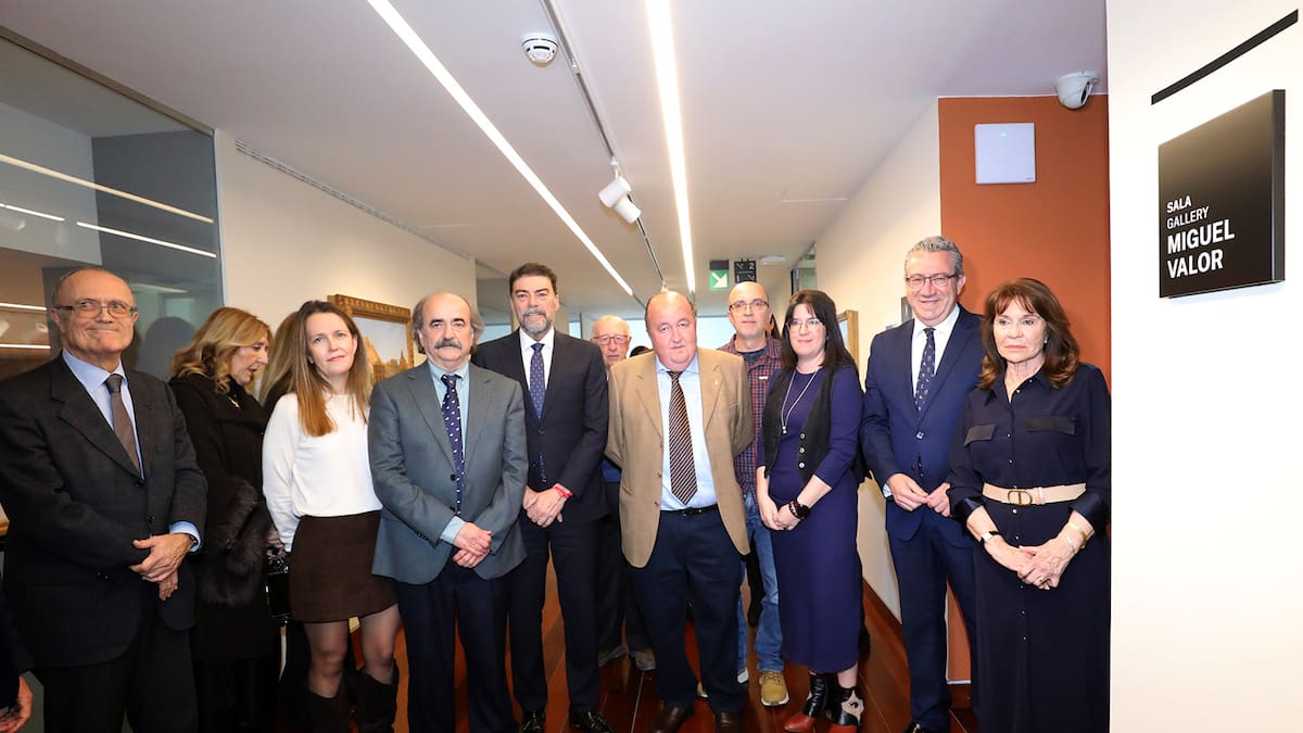 El MUBAG ha inaugurado la Sala Miguel Valor, el alcoyano que fue alcalde de Alicante, diputado de Cultura y artífice de este museo