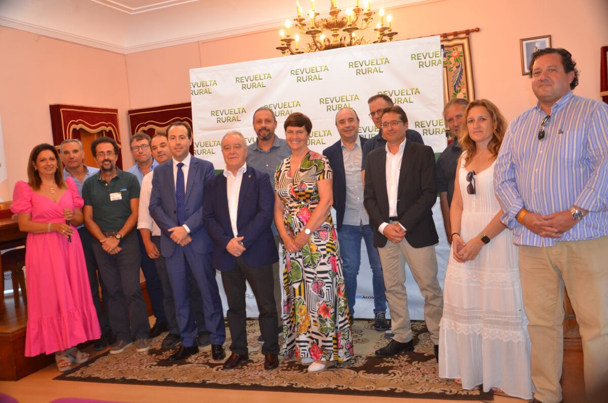 El Presidente de la DPH ha participado en la inauguración en Sariñena de la primera edición de Rural Talent