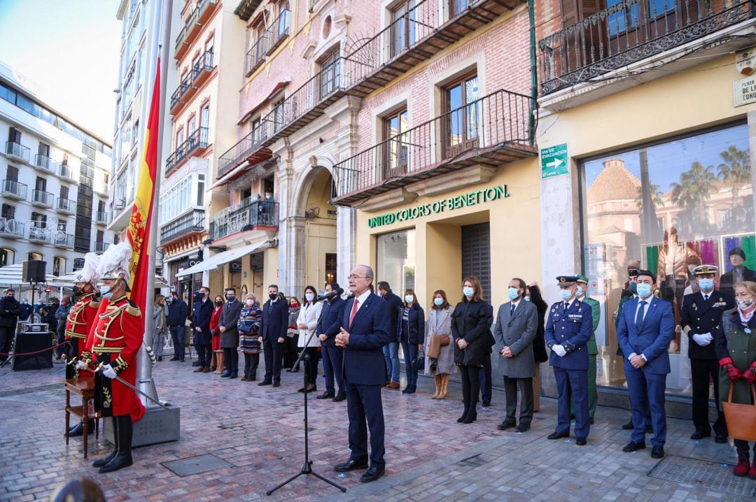 Acto de homenaje a la Constitución en Málaga capital este domingo