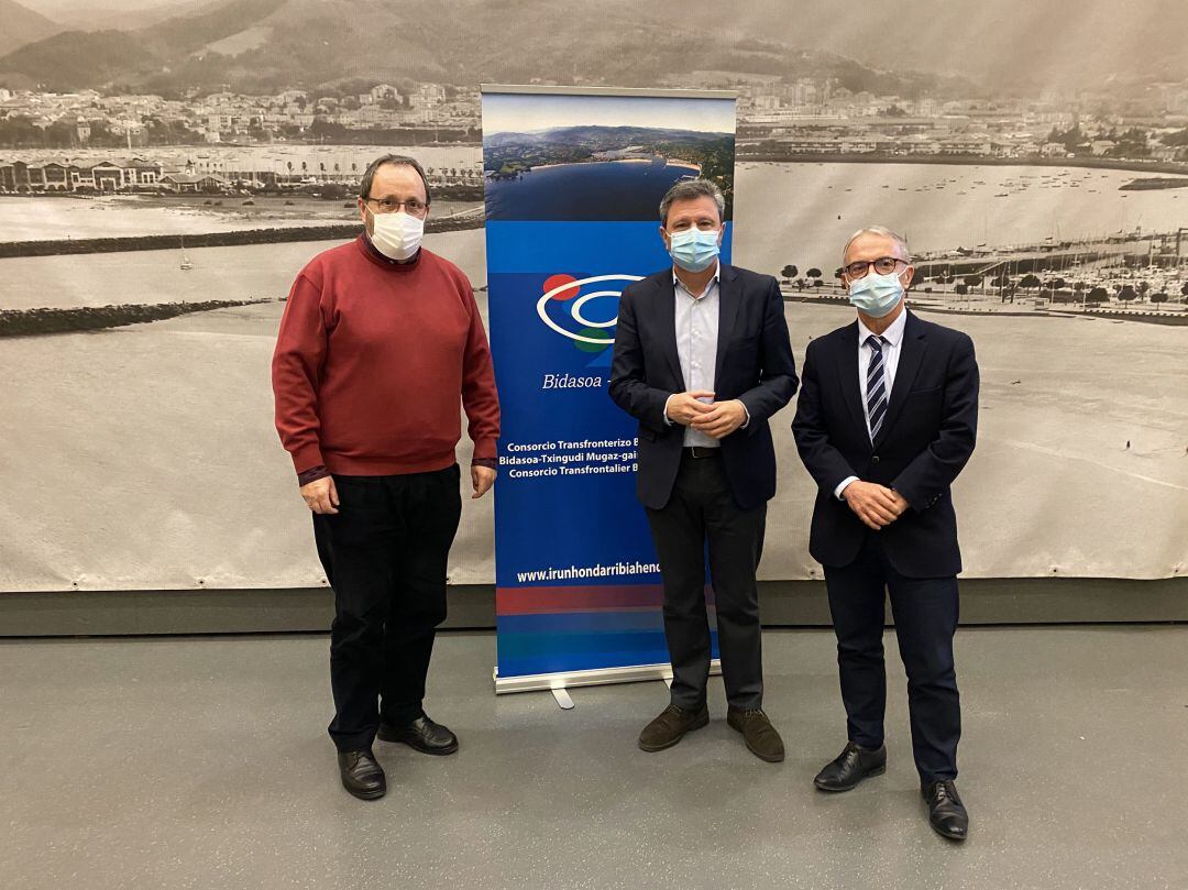 José Antonio Santano,Txomin Sagarzazu y Kotte Ecenarro