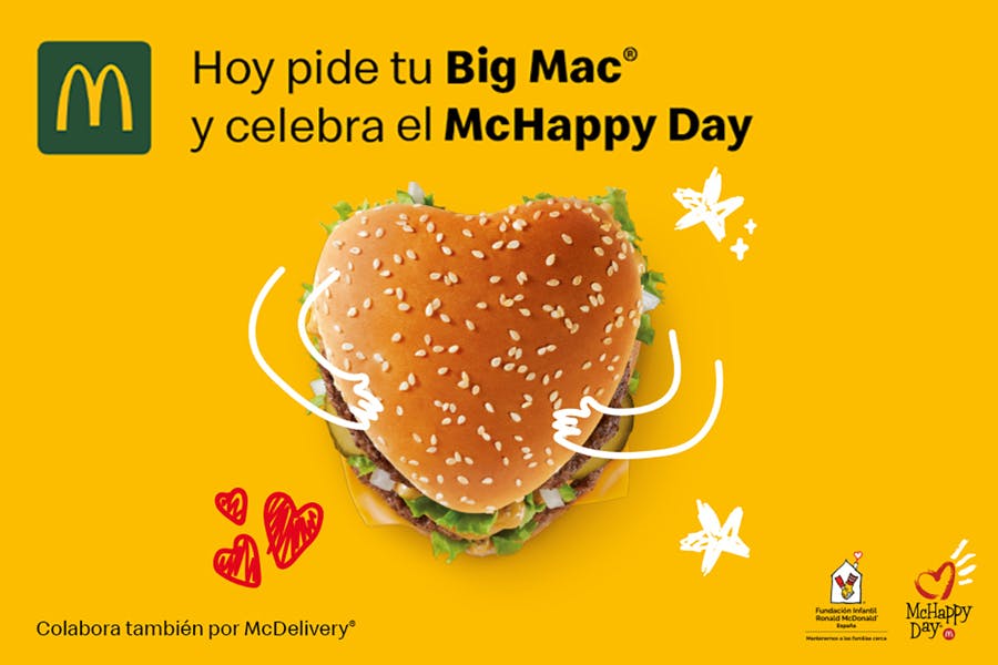 Imagen de la campaña del McHappy Day