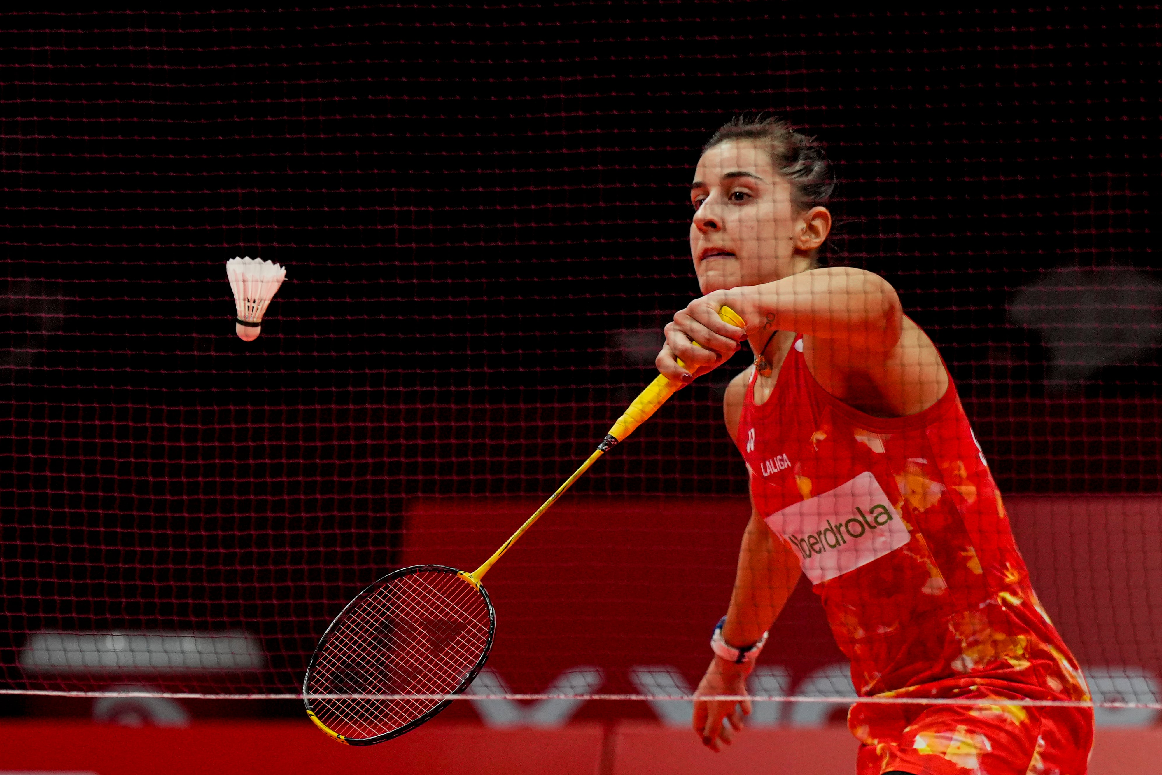 Carolina Marín, en la final del World Tour Finals de bádminton. (Photo by Fred Lee/Getty Images)