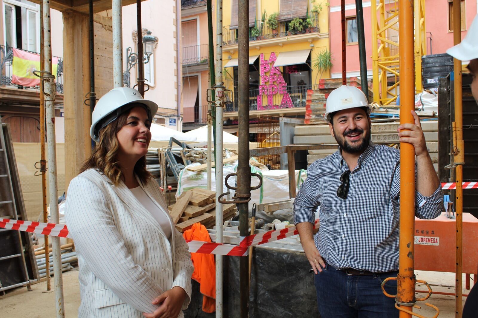 Obras en la 'casa del Rellotger' de València