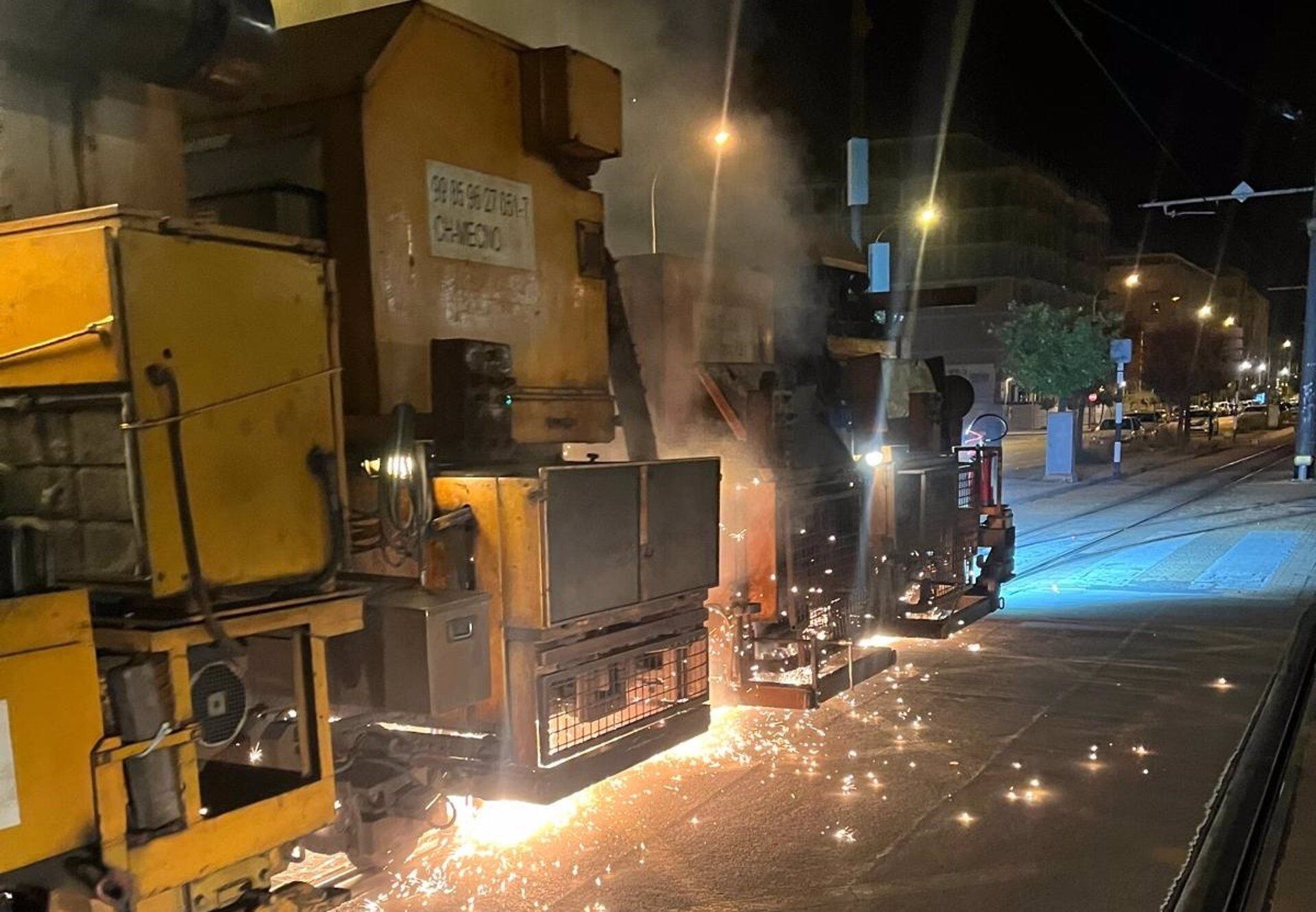 Imagen de los trabajos de Metrovalencia