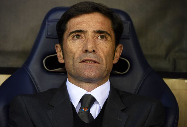 Marcelino, en el banquillo del Villarreal