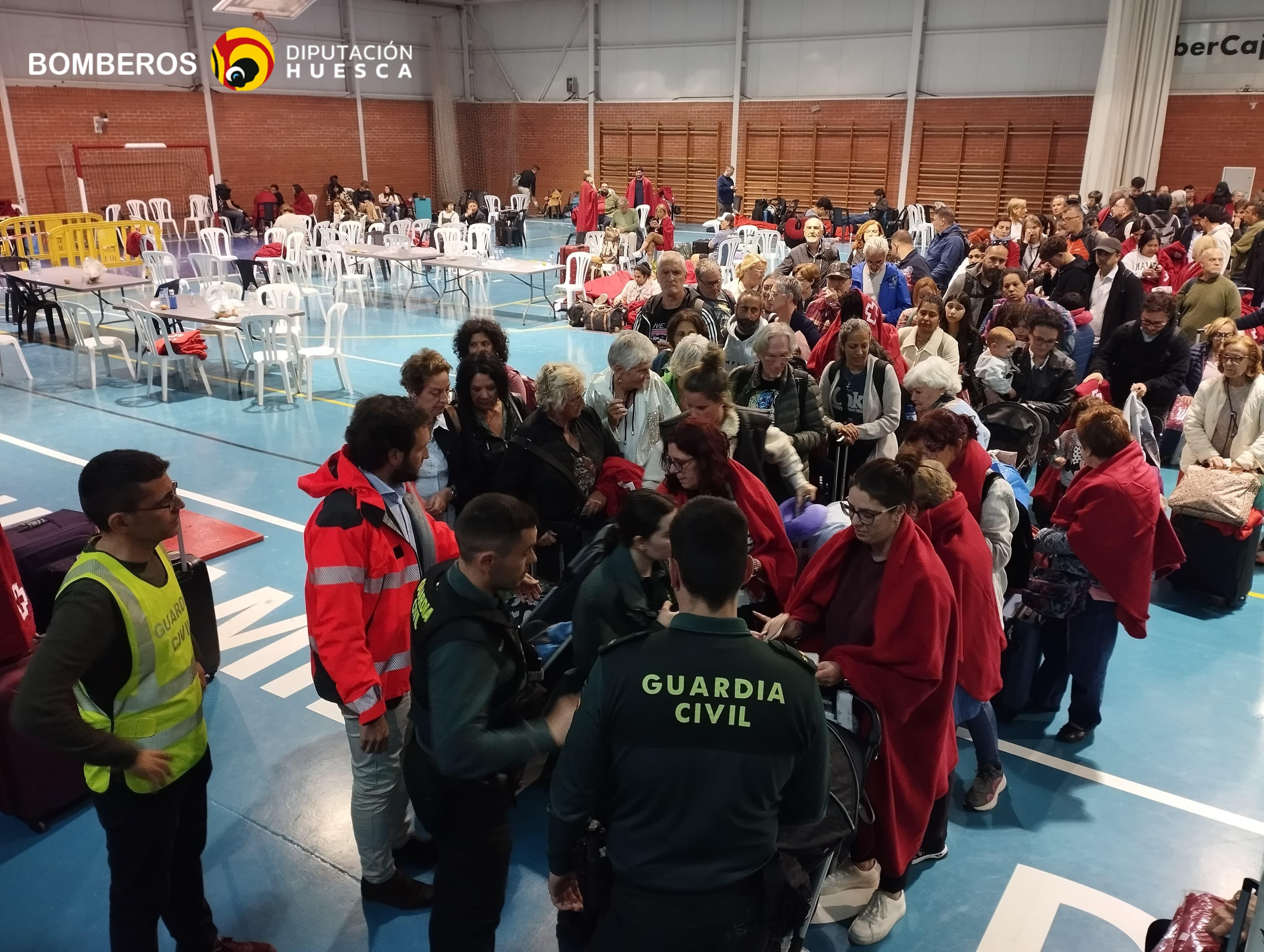 Personas atendidas en el pabellón de Zaidín