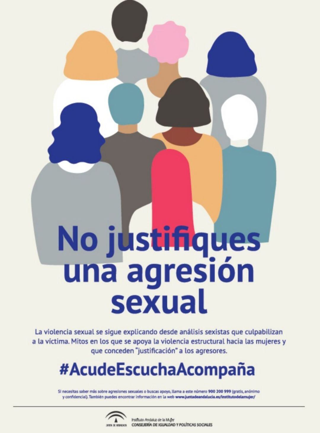 Cartel de la campaña contra las agresiones sexuales