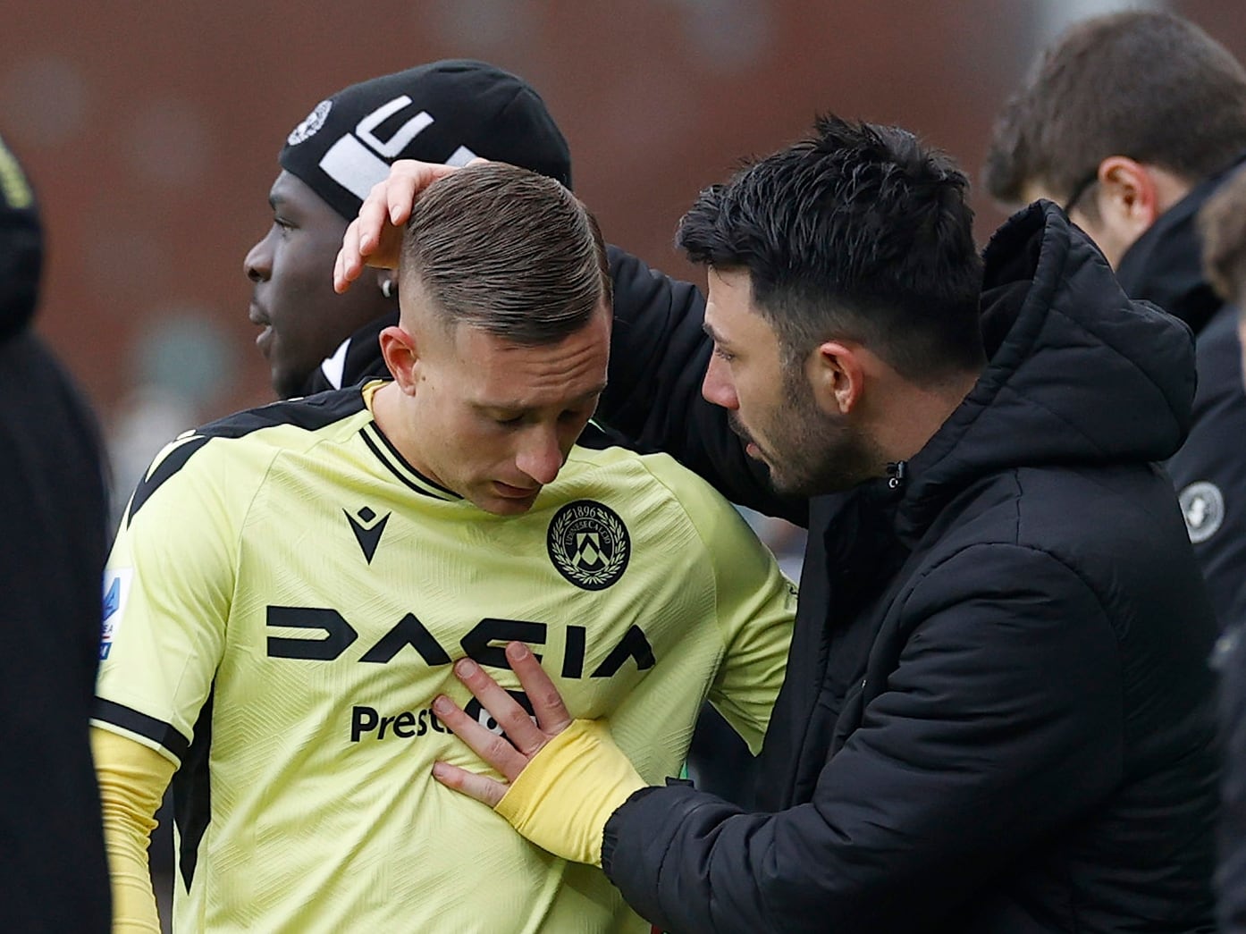 Gerard Deulofeu se lesiona con el Udinese el 22 de enero de 2023 en un partido contra la Sampdoria