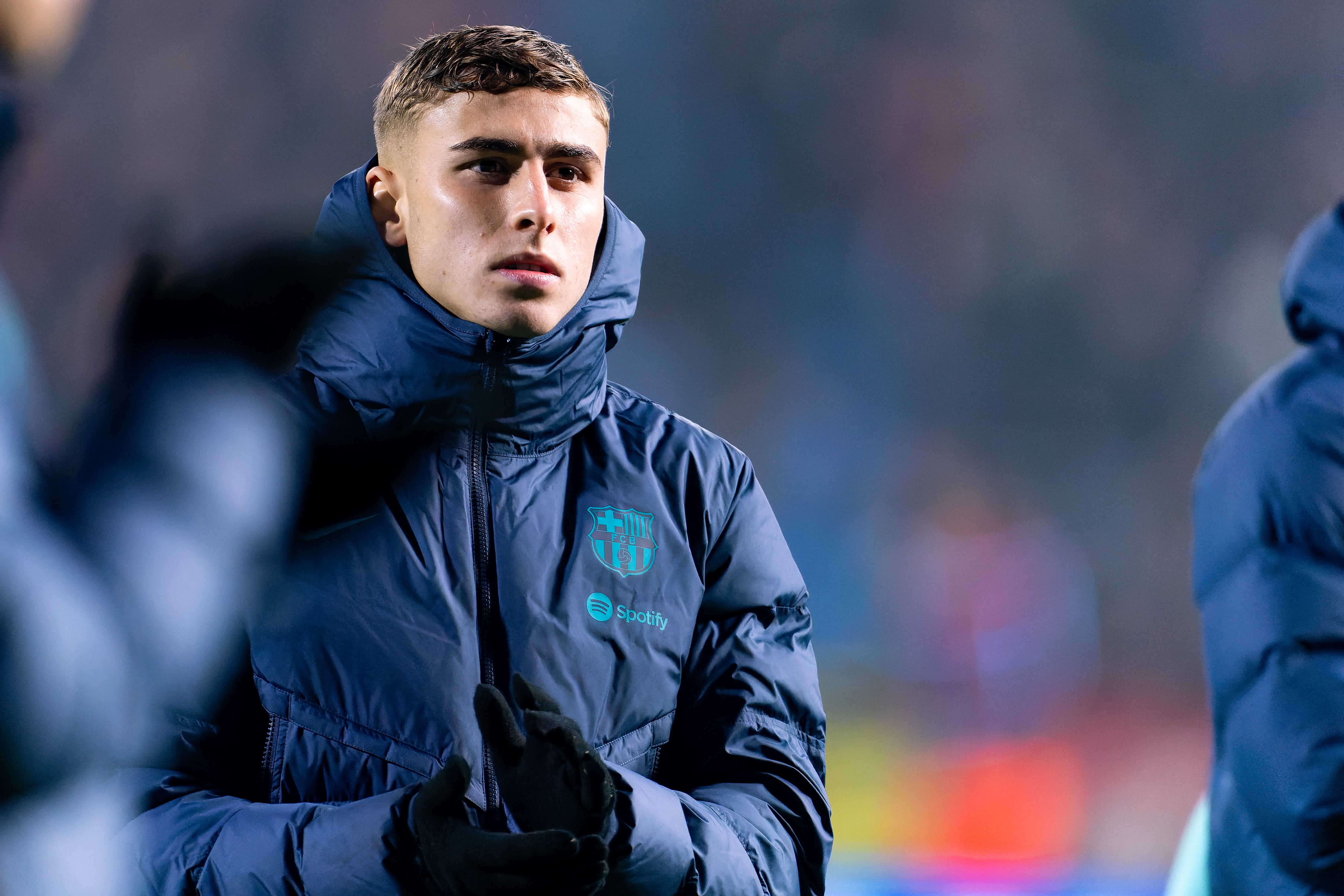 Fermín López, en la previa del partido de Champions entre el Barça y el Amberes. (Photo by Joris Verwijst/BSR Agency/Getty Images)