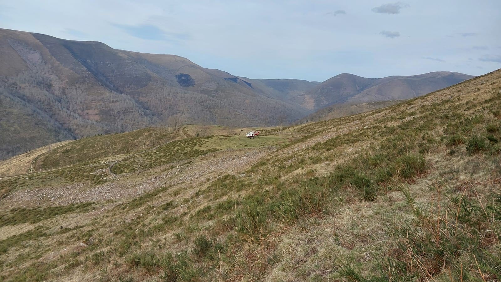 Imagen de un monte de Cabuérniga.