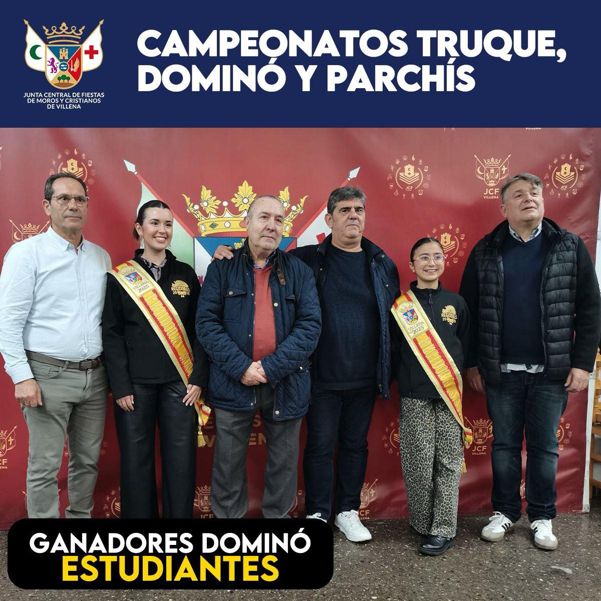 Ganadores Dominó