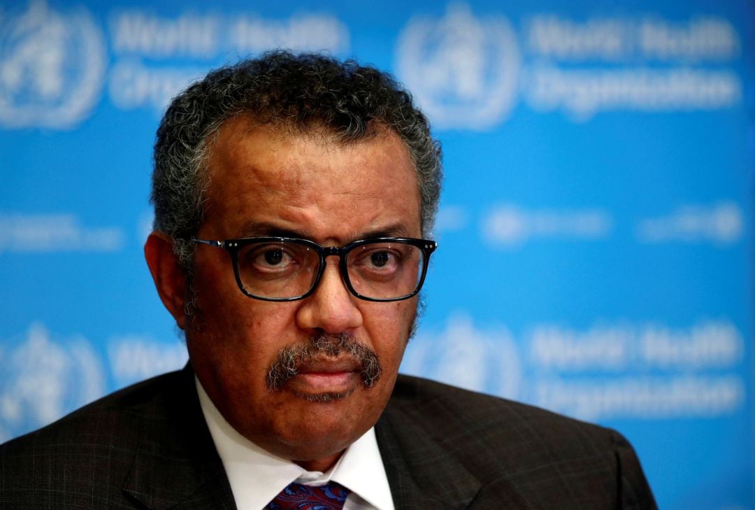 El director general de la OMS, Tedros Adhanom Ghebreyesus 