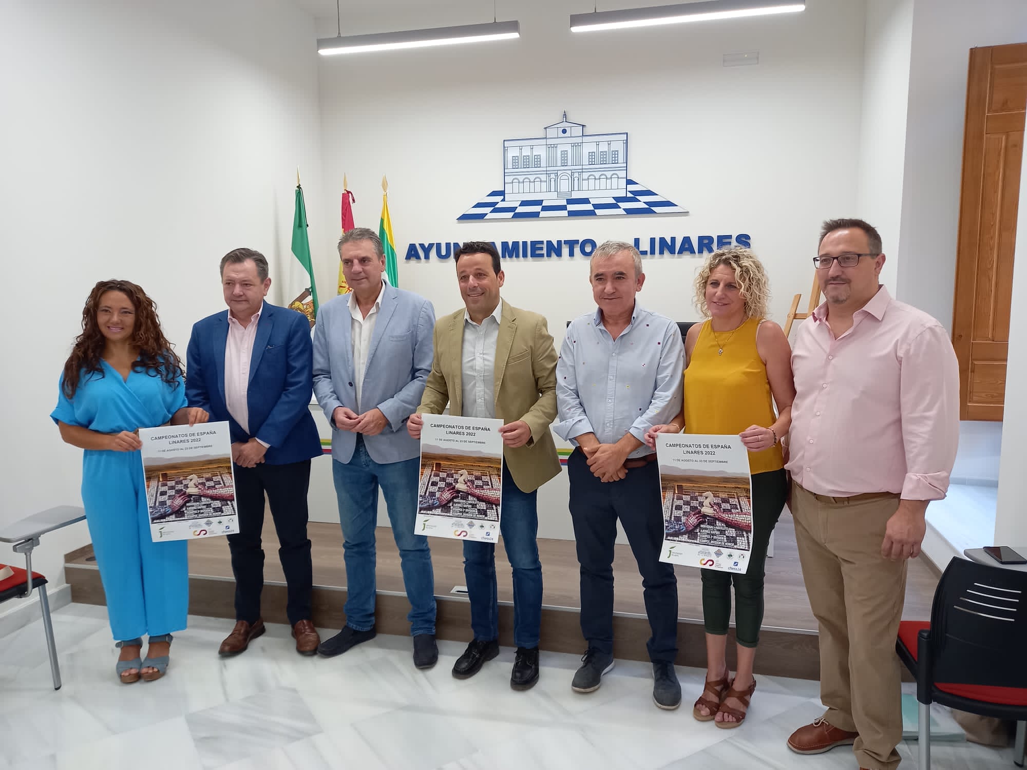 Presentación en Linares de los Campeonatos de España de Ajedrez