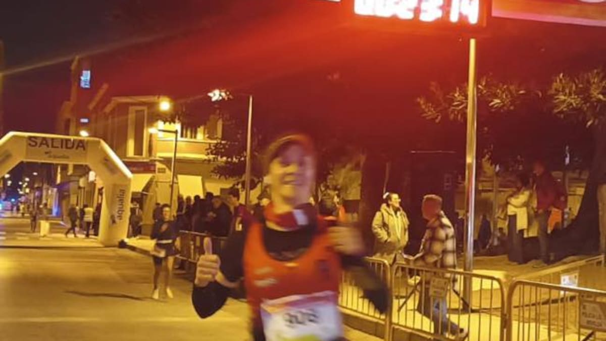 María Ferríz, del Promesas Villena, 1ª Máster en la Carrera del Pavo, en Novelda