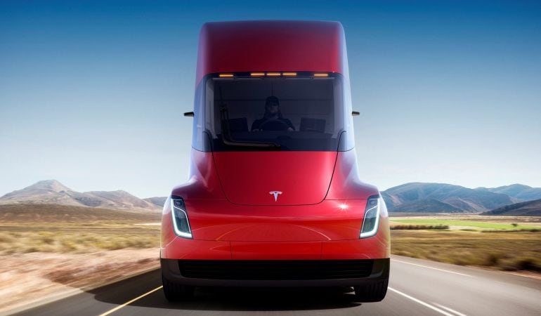 Así es el nuevo Tesla Semi.