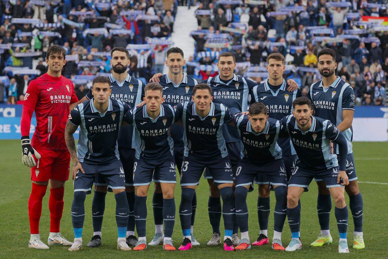 Once del Córdoba CF en Leganés.