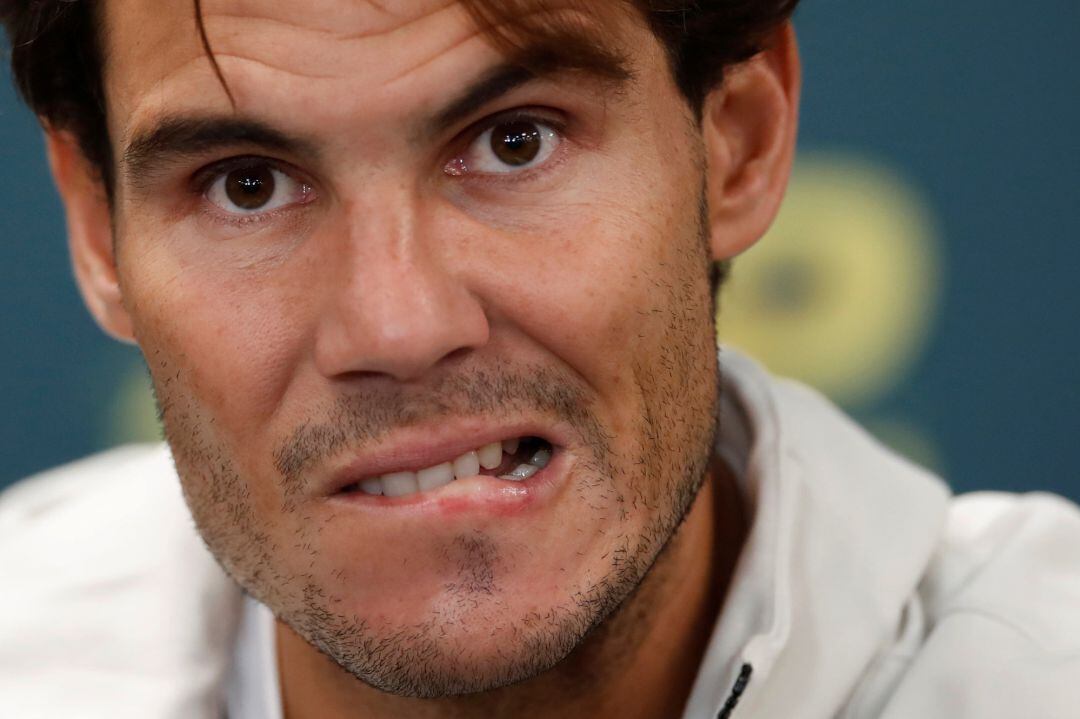 Rafael Nadal, en el pasado torneo de París Bercy.