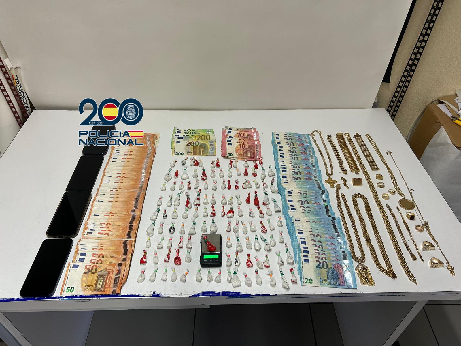 Efectos intervenidos en el domicilio de esta pareja