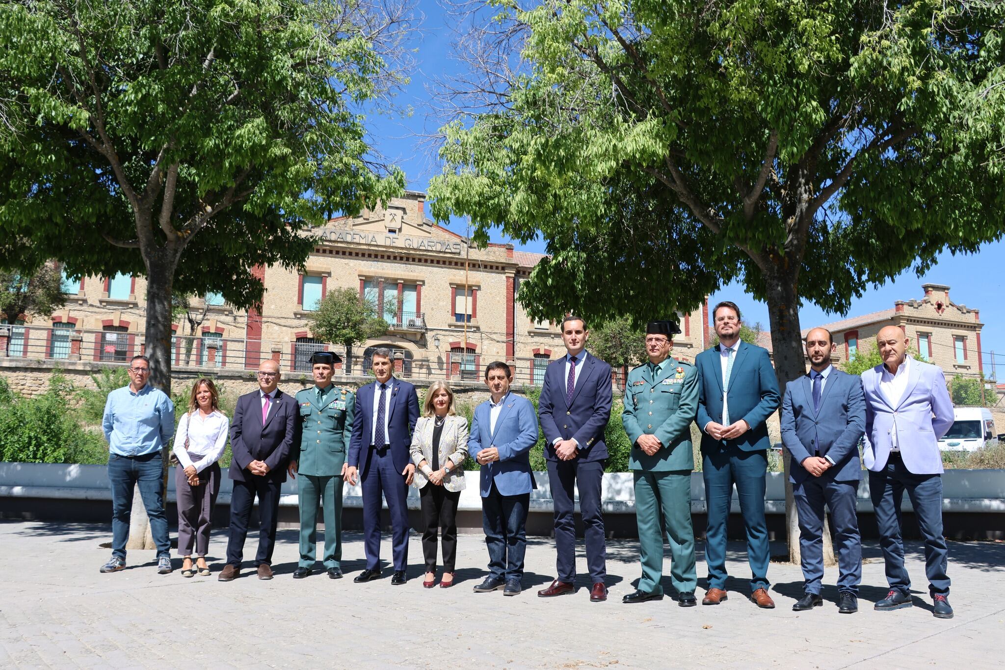 Acto de presentación de la reapertura de la Academia de la Guardia Civil de Úbeda, el pasado mes de mayo