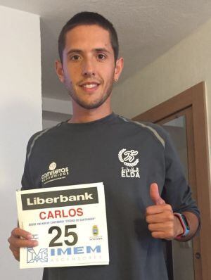 Carlos Montón no tuvo suerte en Santander