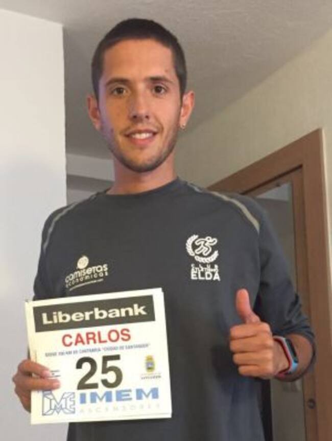 Carlos Montón no tuvo suerte en Santander