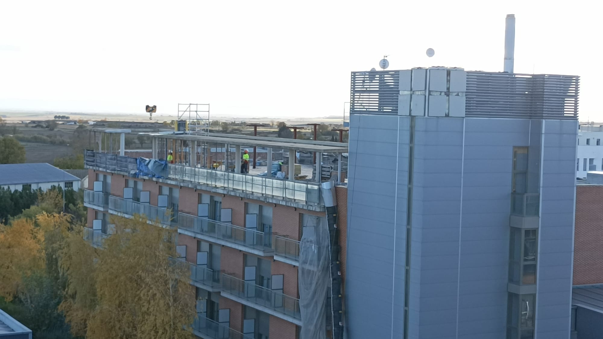 Obras que se llevan a cabo en la casa de los Hermanos de la Cruz Blanca