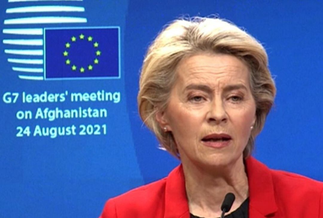 La presidenta de la Comisión Europea, Ursula Von der Leyen.