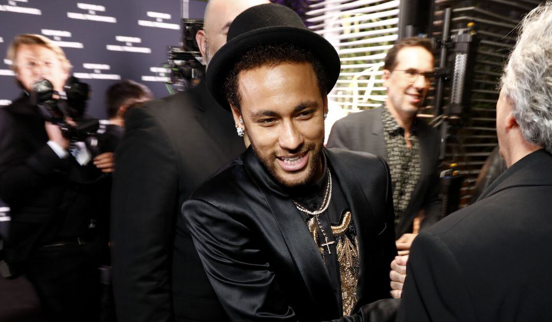 Neymar, en un acto público