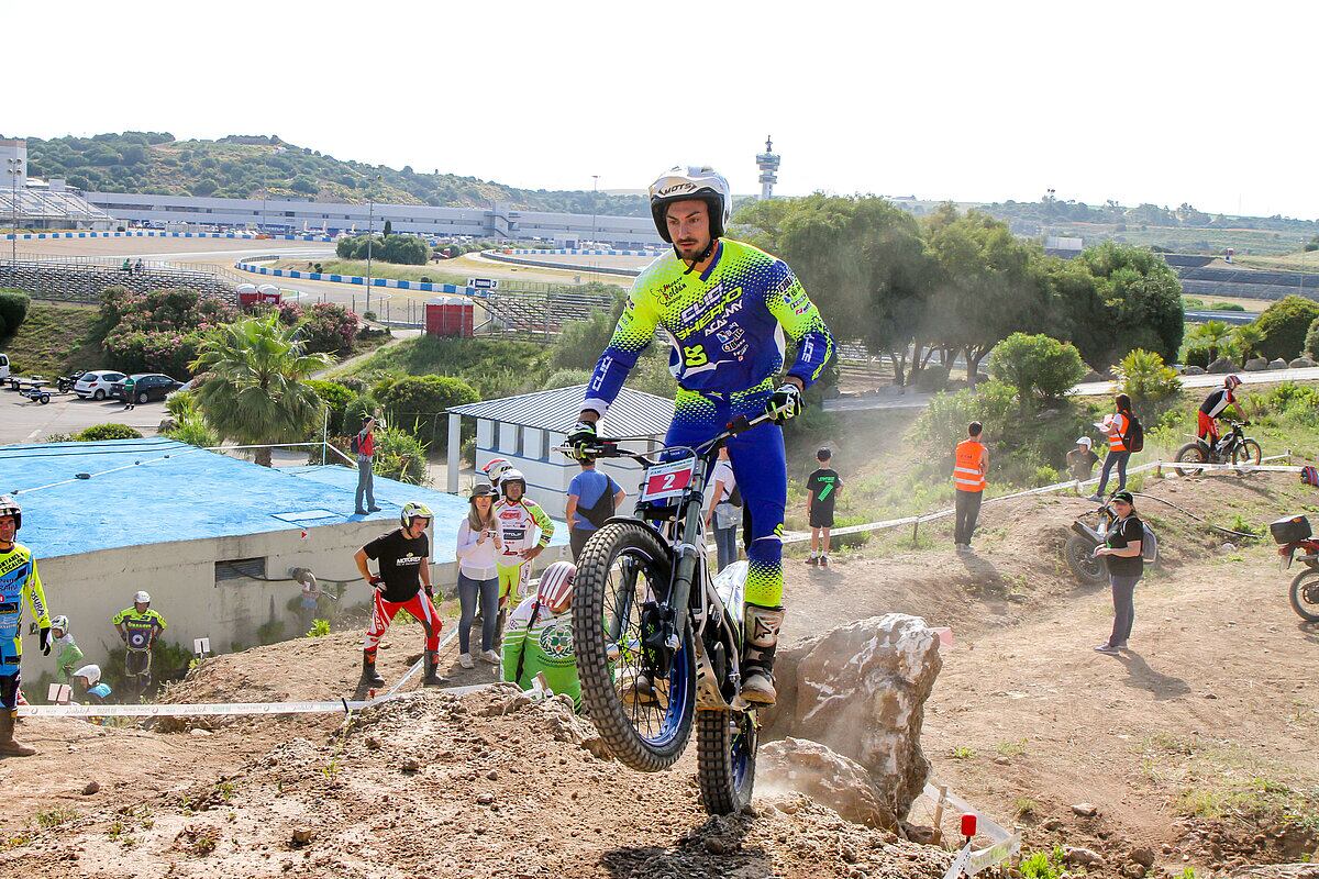 Prueba de Trial celebrada en el Circuito de Jerez