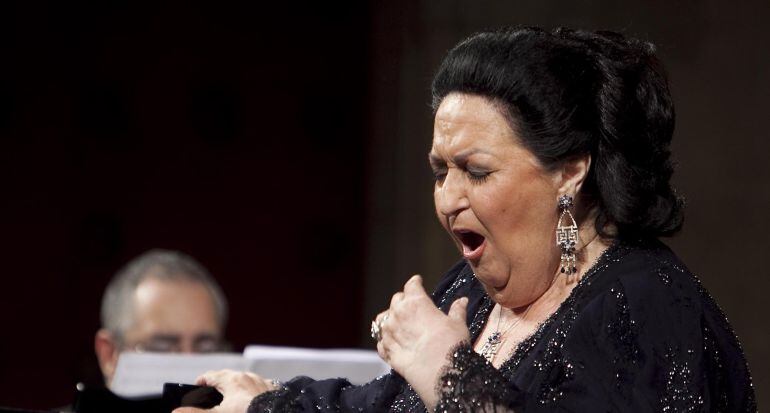 Montserrat Caballé, en una actuació l&#039;estiu de 2012 al Festival de Perelada 