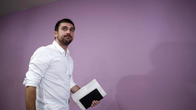 Ramón Espinar, secretario general de Podemos en la Comunidad de Madrid