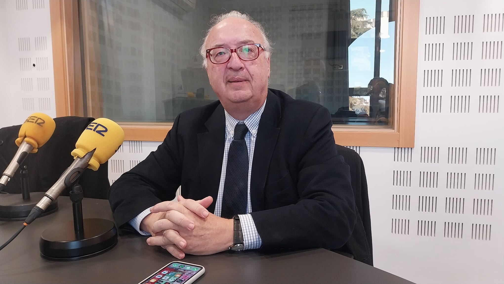 Leocadio Rodríguez Mañas, jefe de Geriatría del Hospital Universitario de Getafe, en los estudios de SER Madrid Sur