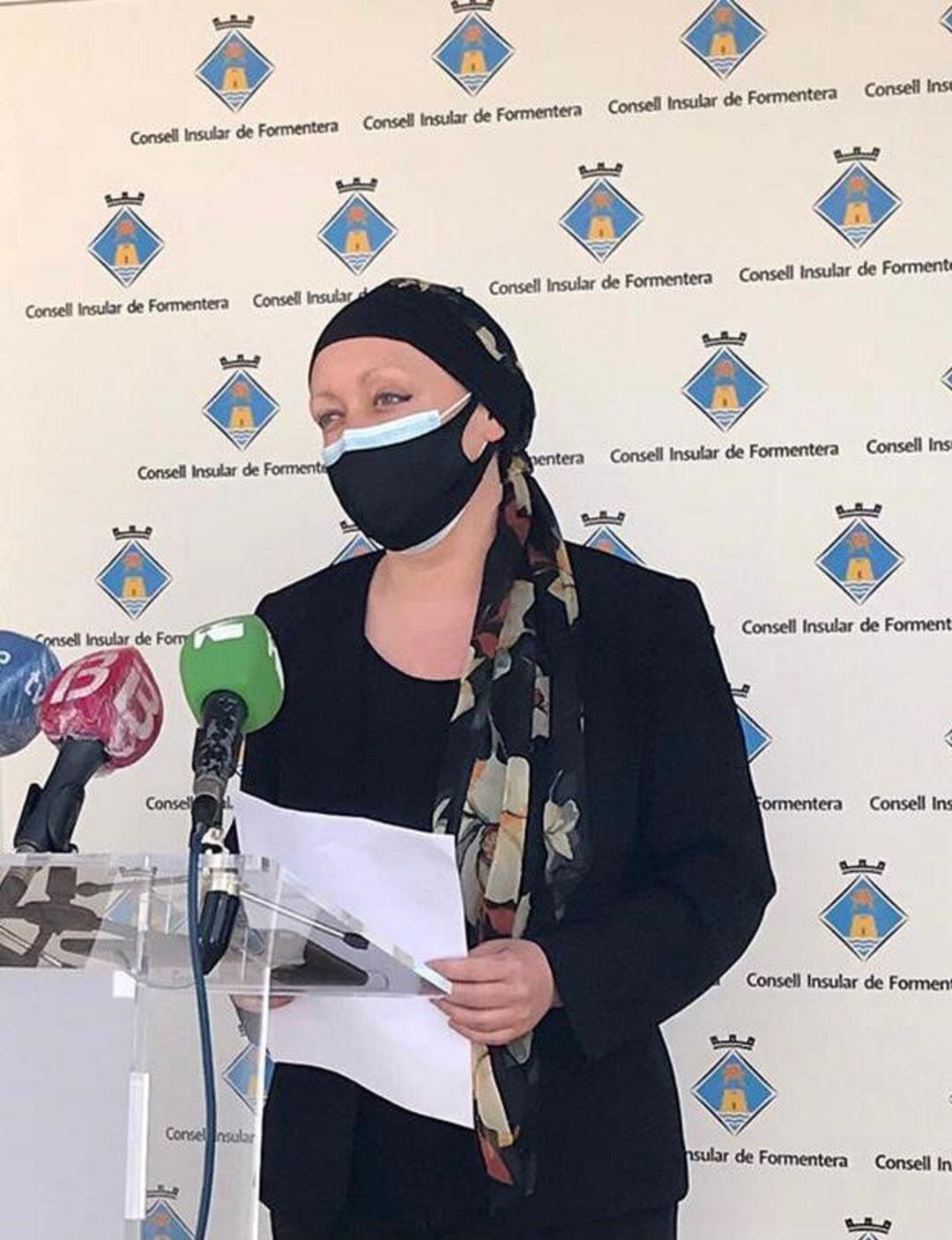 Alejandra Ferrer, presidenta de Formentera