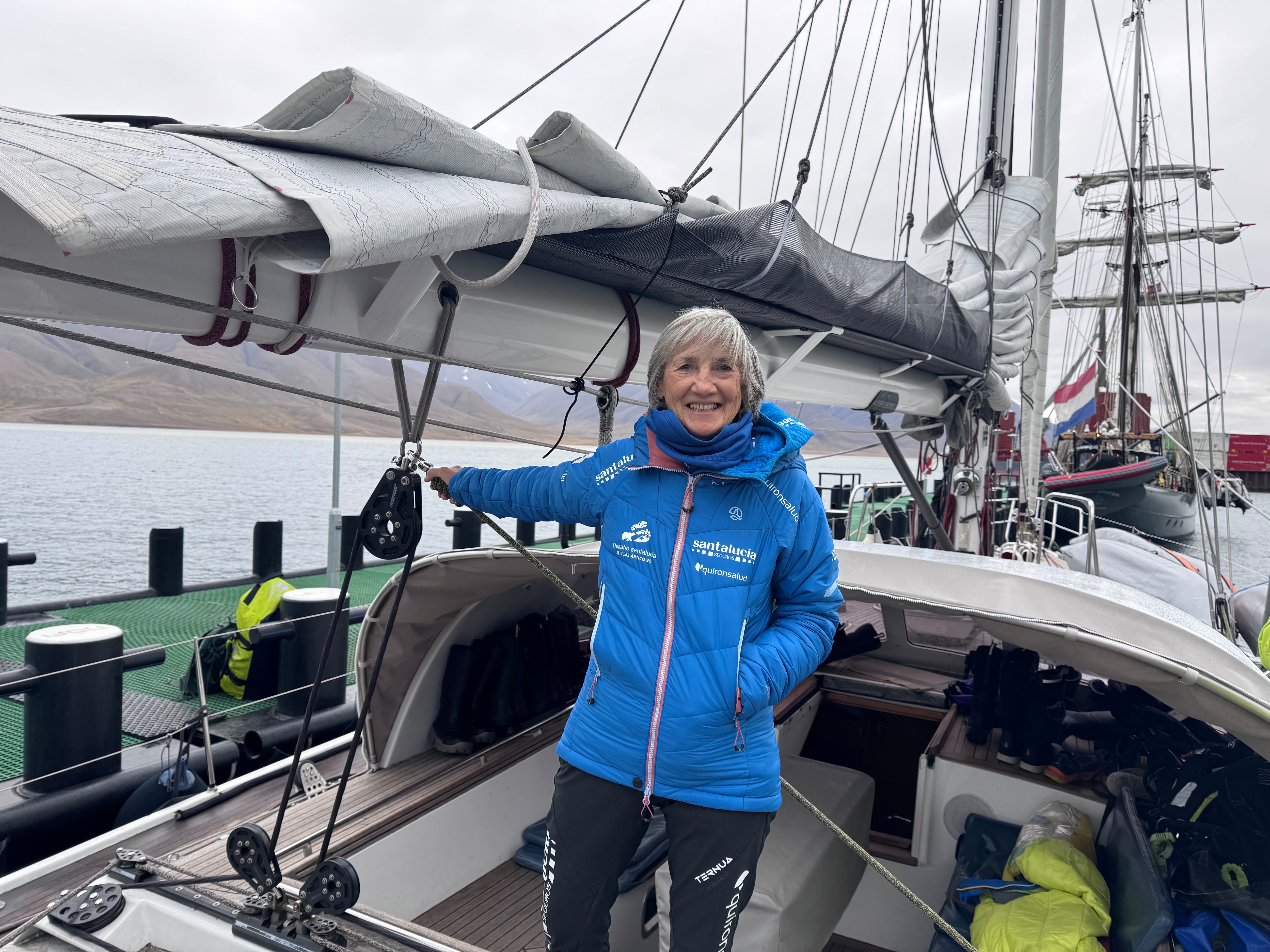 Esther Aristieta, irundarra de 68 años a bordo de 'El Intrépido'