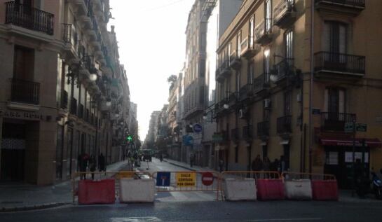 Calle Félix Pizcueta cortada desde este jueves por las obras de reurbanización