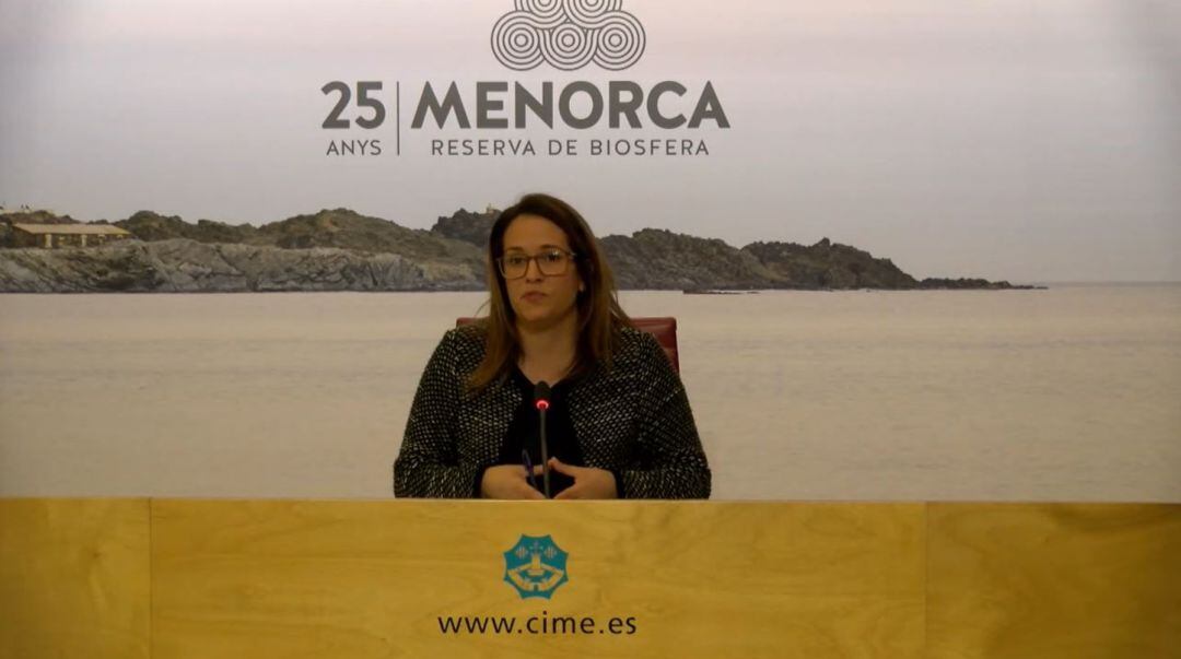 Comparecencia de Susana Mora, presidenta del Consell Insular de Menorca