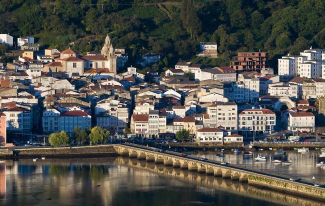 Casco urbano de Pontedeume (cedida)