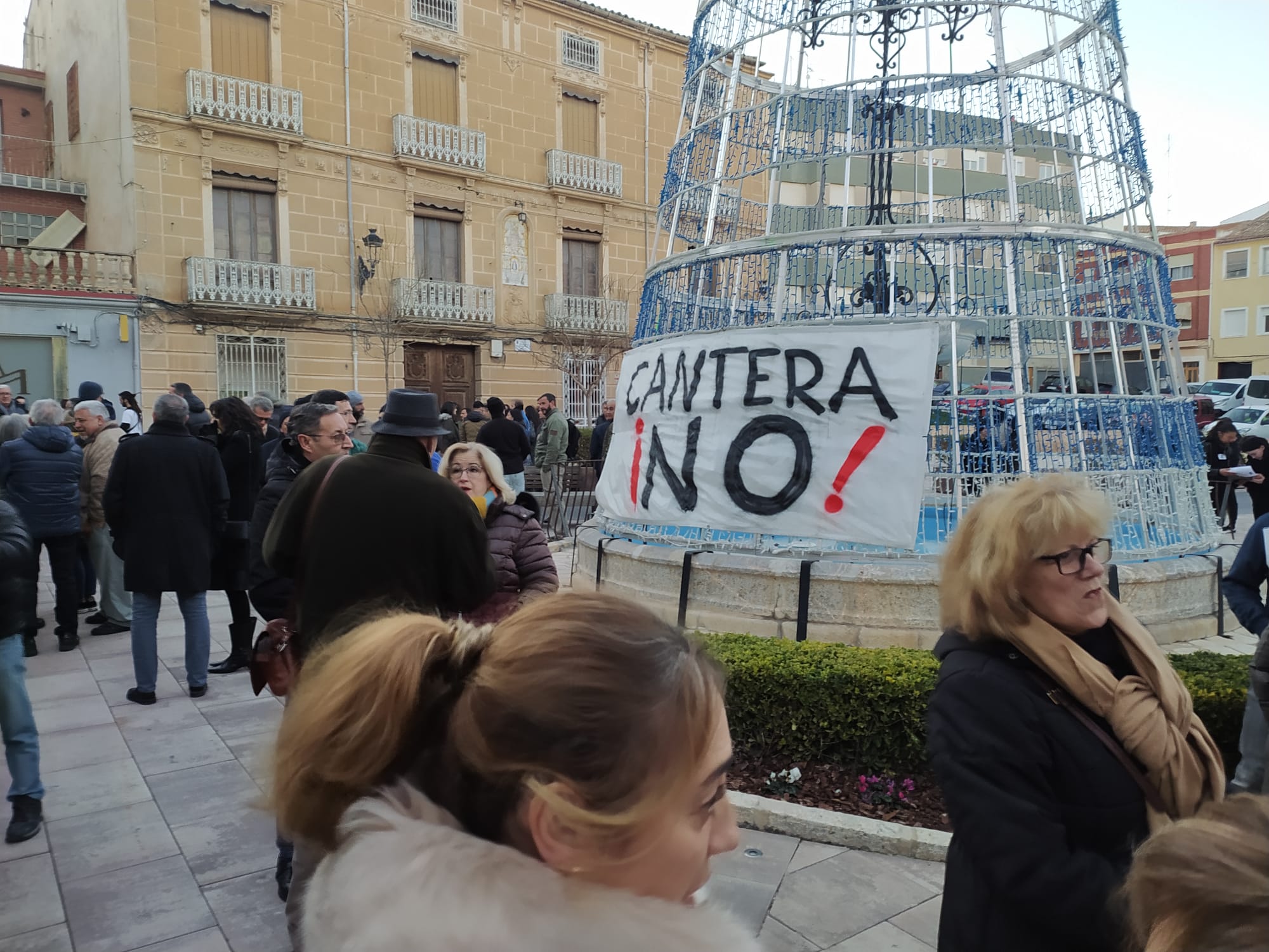 Manifestación en Caudete