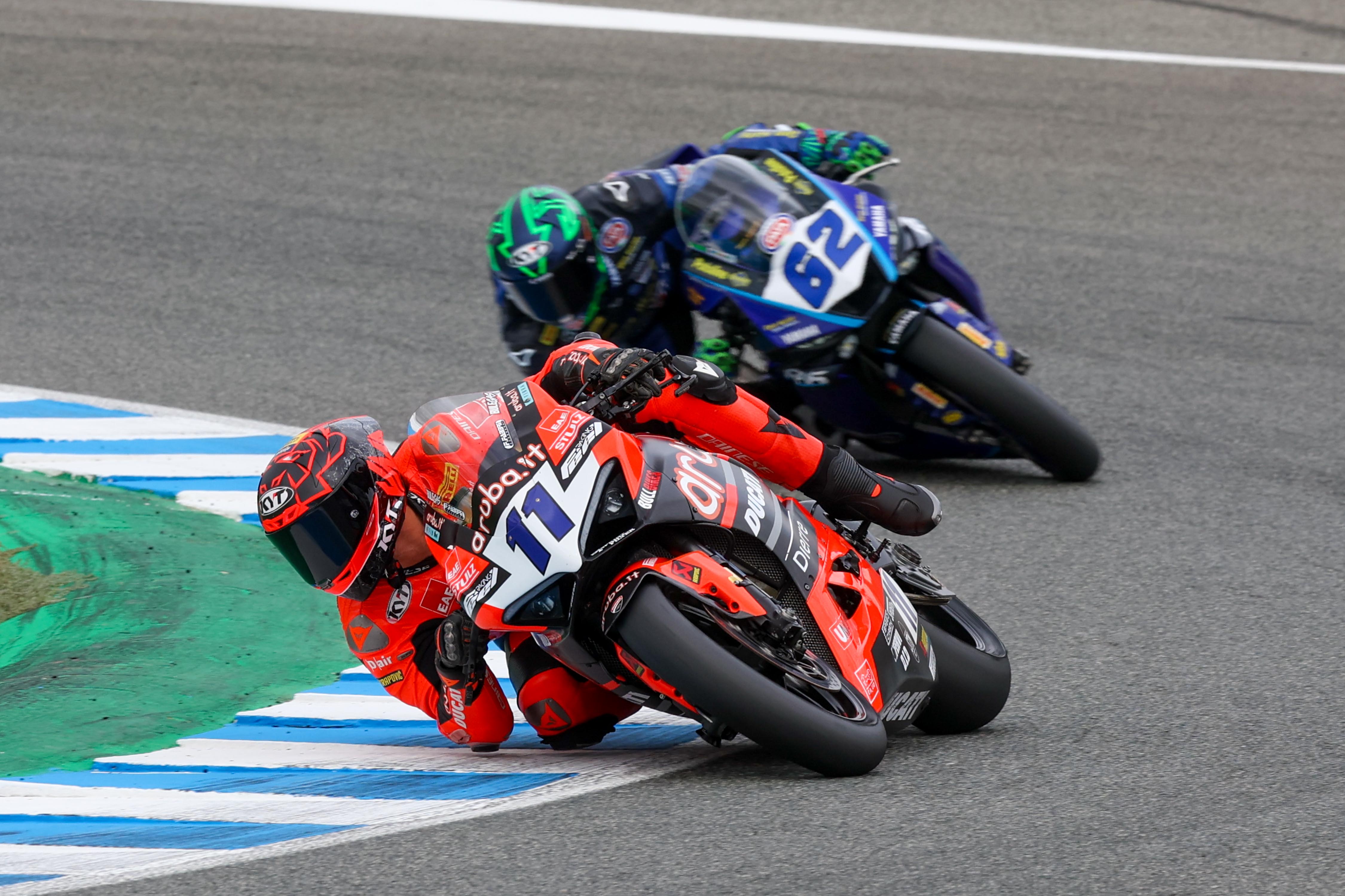 Nico Bulega durante la carrera del domingo