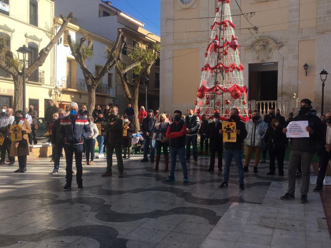 Concentración de los hsoteleros en Petrer 