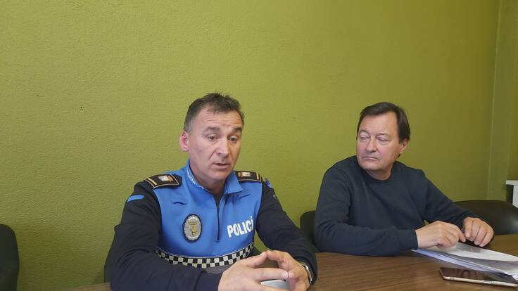 Jose María Pascual Zamarrón, oficial jefe de la Policia Local de Cuéllar, hace balance de las actuaciones de 2022