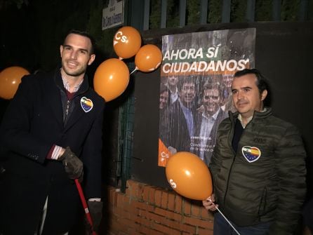 Ciudadanos a través de sus representantes en Ronda pidiió el voto para Juan Marín