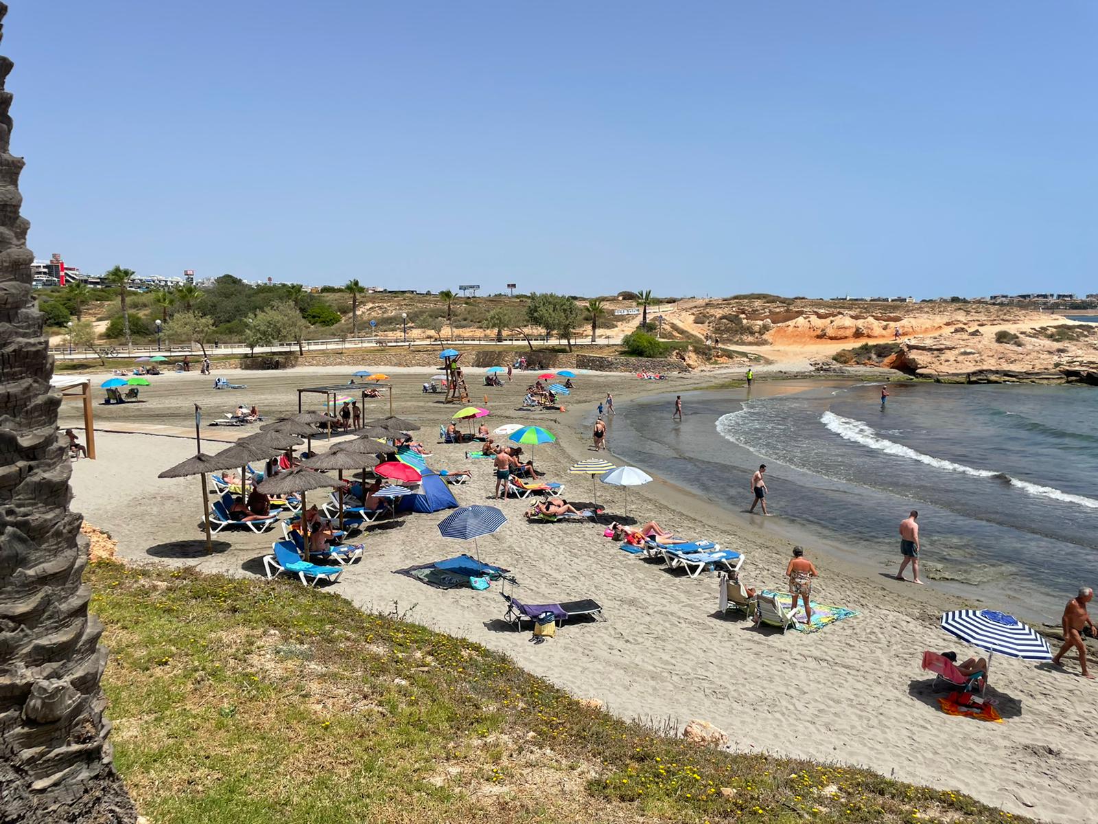 Una de las playas afectadas de Orihuela